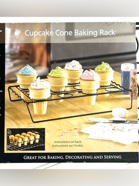 Cupcake Cone Baking Rack Ice Cream Cones